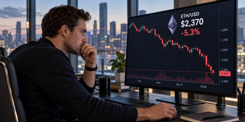 Ethereum dips below $2,400 as hot inflation fuels selling and long liquidations